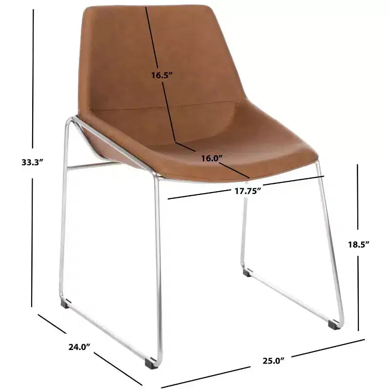Chaise de salle à manger Alexis Mid-Century (Lot de 2) - DCH3000 - Safavieh