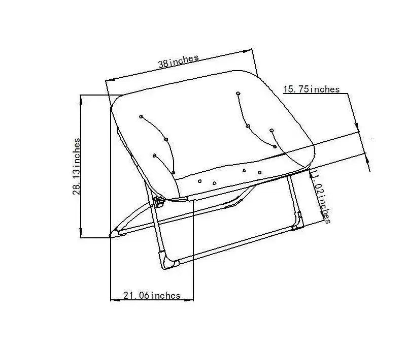 Petite banquette enfant pliable - Pillowfort