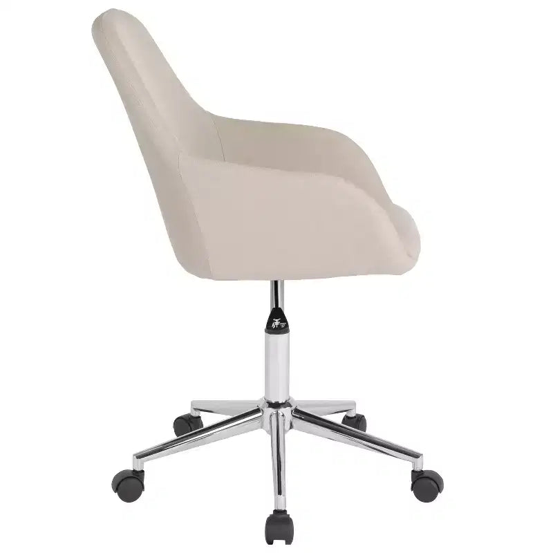 Chaise de bureau mi-hauteur Flash Furniture Cortana pour la maison et le bureau