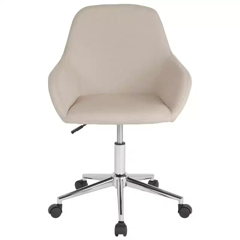 Chaise de bureau mi-hauteur Flash Furniture Cortana pour la maison et le bureau