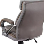 Flash Furniture HERCULES Series Grand & Tall, capacité de 226 kg, fauteuil de bureau ergonomique pivotant en LeatherSoft avec assise extra large