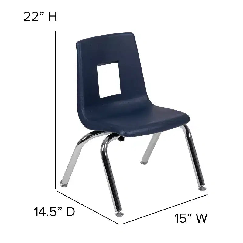 Chaise d'écolier empilable Flash Furniture Advantage Student - 30,5 cm