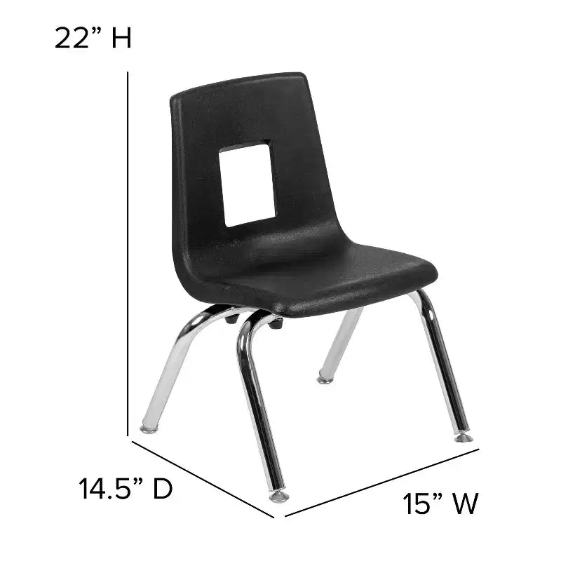 Chaise d'écolier empilable Flash Furniture Advantage Student - 30,5 cm