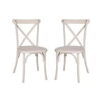 Lot de 2 chaises Advantage X-Back en résine Flash Furniture