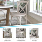 Lot de 2 chaises Advantage X-Back en résine Flash Furniture