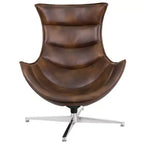 Fauteuil Cocon Pivotant de Bureau à Domicile Flash Furniture - Fauteuil d'Appoint de Salon