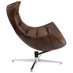 Fauteuil Cocon Pivotant de Bureau à Domicile Flash Furniture - Fauteuil d'Appoint de Salon