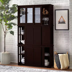 Meuble de rangement empilable Pacific Buylateral avec portes coulissantes en verre