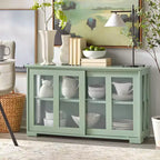 Meuble de rangement empilable Pacific Buylateral avec portes coulissantes en verre
