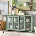 Meuble de rangement empilable Pacific Buylateral avec portes coulissantes en verre