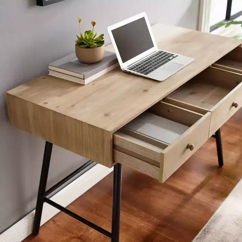 Bureau 3 tiroirs Cailan - Linon