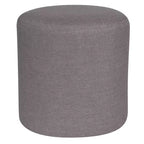 Emma and Oliver Upholstered Round Ottoman Pouf