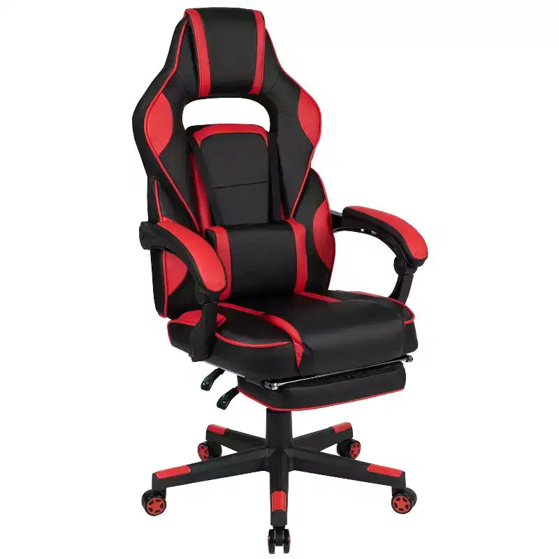 Ensemble de jeu Emma et Oliver – Support de bureau pour casque et gobelet et fauteuil inclinable avec repose-pieds