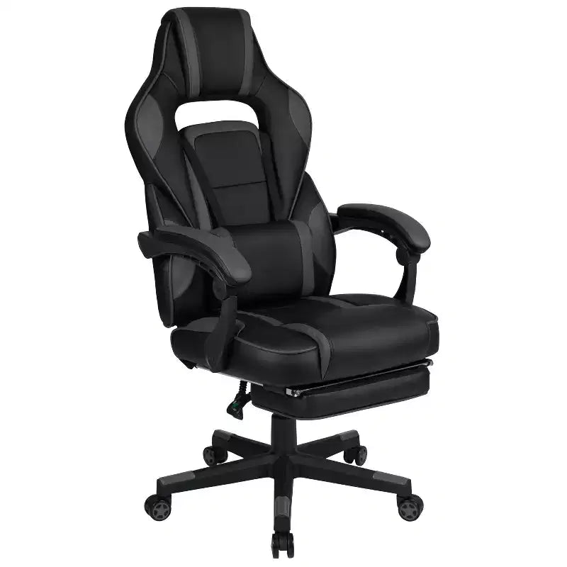 Ensemble de jeu Emma et Oliver – Support de bureau pour casque et gobelet et fauteuil inclinable avec repose-pieds