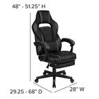 Ensemble de jeu Emma et Oliver – Support de bureau pour casque et gobelet et fauteuil inclinable avec repose-pieds