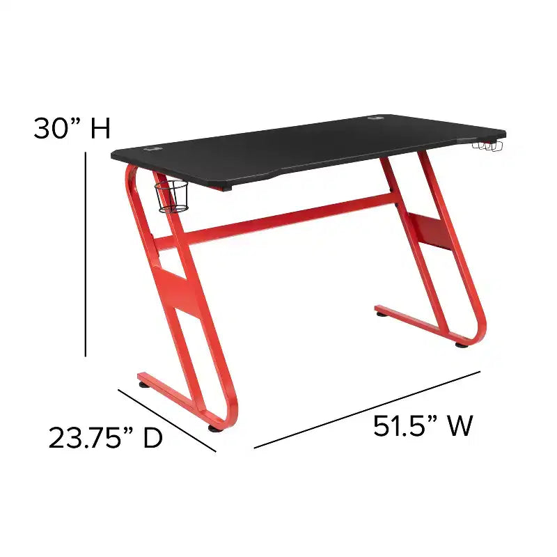 Ensemble de jeu Emma et Oliver – Support de bureau pour casque et gobelet et fauteuil inclinable avec repose-pieds