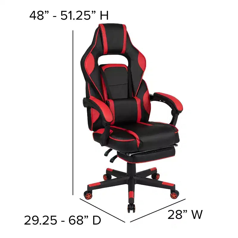 Ensemble de jeu Emma et Oliver – Support de bureau pour casque et gobelet et fauteuil inclinable avec repose-pieds