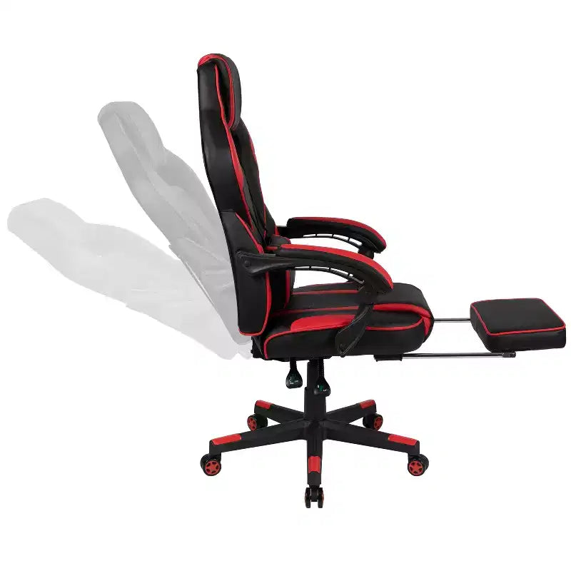 Ensemble de jeu Emma et Oliver – Support de bureau pour casque et gobelet et fauteuil inclinable avec repose-pieds