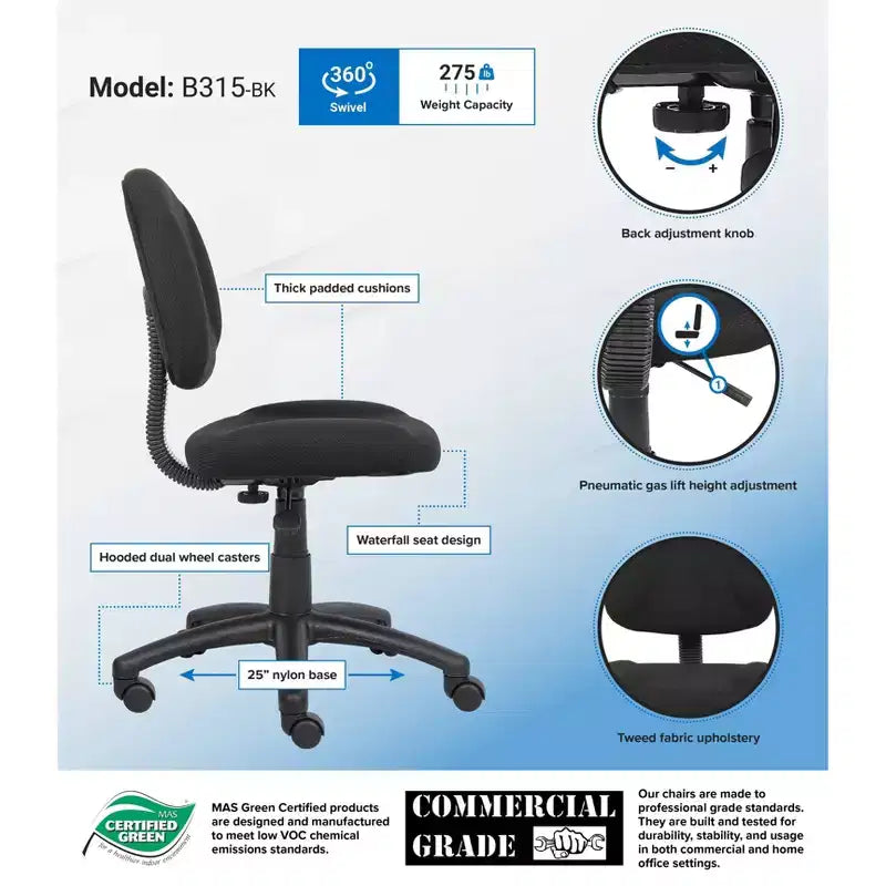 Chaise Posture de Luxe - Boss Office Products