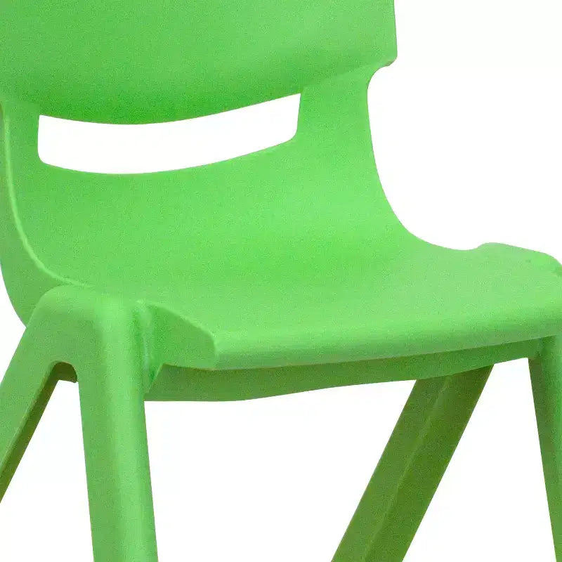 Chaise d'école empilable en plastique Emma et Oliver, lot de 4, hauteur d'assise 30,5 cm - Chaise pour enfants