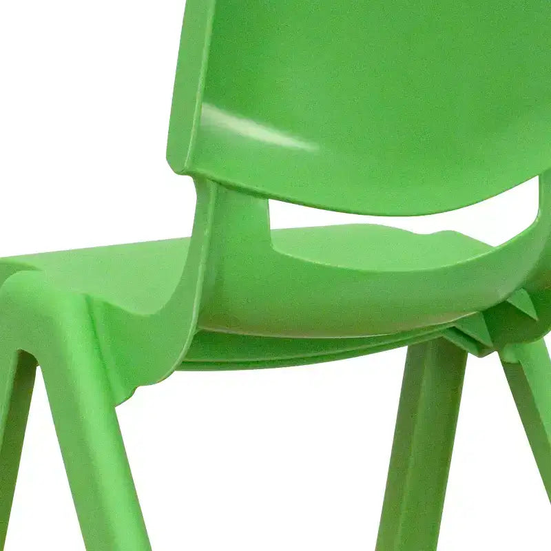 Chaise d'école empilable en plastique Emma et Oliver, lot de 4, hauteur d'assise 30,5 cm - Chaise pour enfants