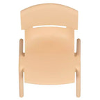 Chaise d'école empilable en plastique Emma et Oliver, lot de 4, hauteur d'assise 30,5 cm - Chaise pour enfants