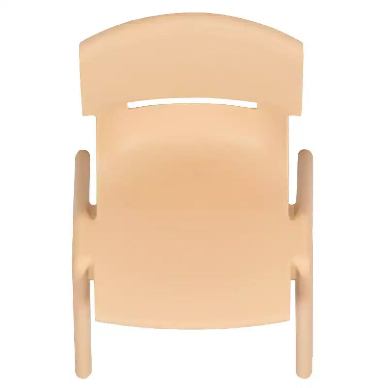 Chaise d'école empilable en plastique Emma et Oliver, lot de 4, hauteur d'assise 30,5 cm - Chaise pour enfants