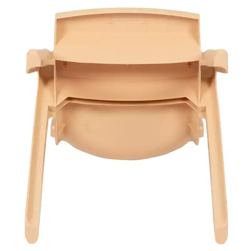Chaise d'école empilable en plastique Emma et Oliver, lot de 4, hauteur d'assise 30,5 cm - Chaise pour enfants