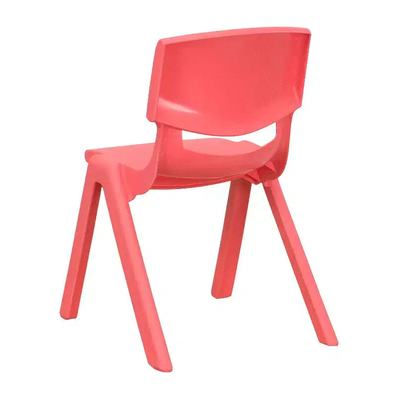 Chaise d'école empilable en plastique Emma et Oliver, lot de 4, hauteur d'assise 30,5 cm - Chaise pour enfants