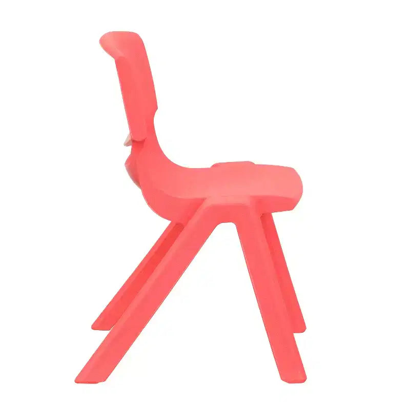 Chaise d'école empilable en plastique Emma et Oliver, lot de 4, hauteur d'assise 30,5 cm - Chaise pour enfants