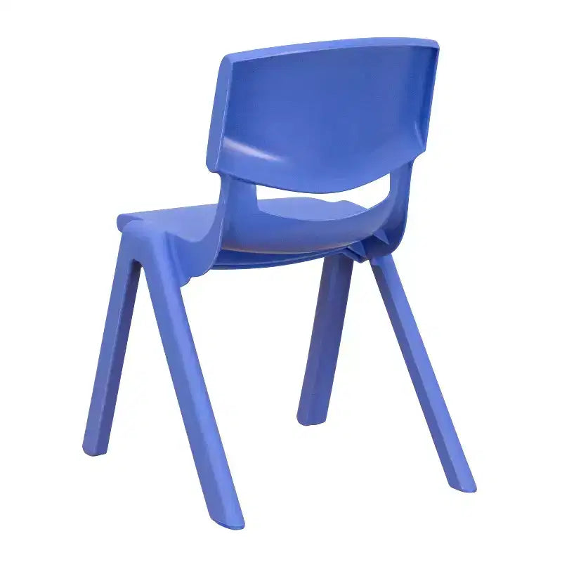 Chaise d'école empilable en plastique Emma et Oliver, lot de 4, hauteur d'assise 30,5 cm - Chaise pour enfants