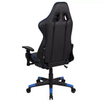 Chaise de jeu ergonomique Emma et Oliver Racing avec dossier entièrement inclinable en cuir synthétique rouge