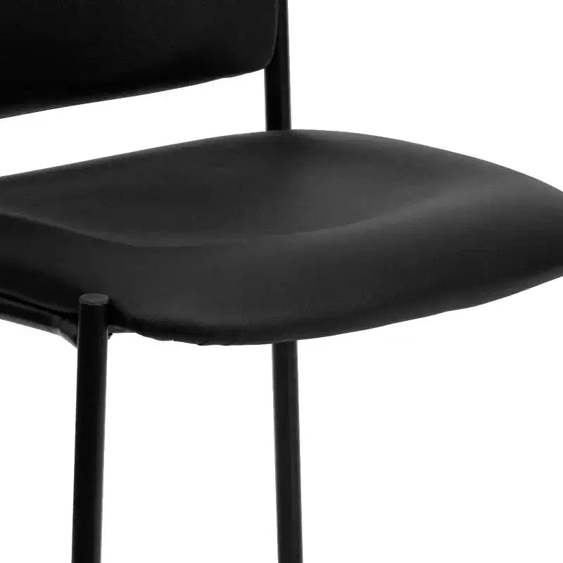 Chaise de réception latérale empilable en acier Emma et Oliver Comfort