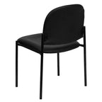 Chaise de réception latérale empilable en acier Emma et Oliver Comfort