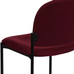 Chaise de réception latérale empilable en acier Emma et Oliver Comfort