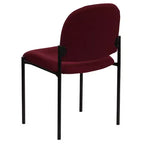 Chaise de réception latérale empilable en acier Emma et Oliver Comfort