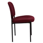 Chaise de réception latérale empilable en acier Emma et Oliver Comfort