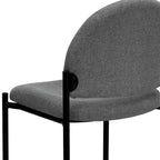 Chaise de réception latérale empilable en acier Emma et Oliver Comfort