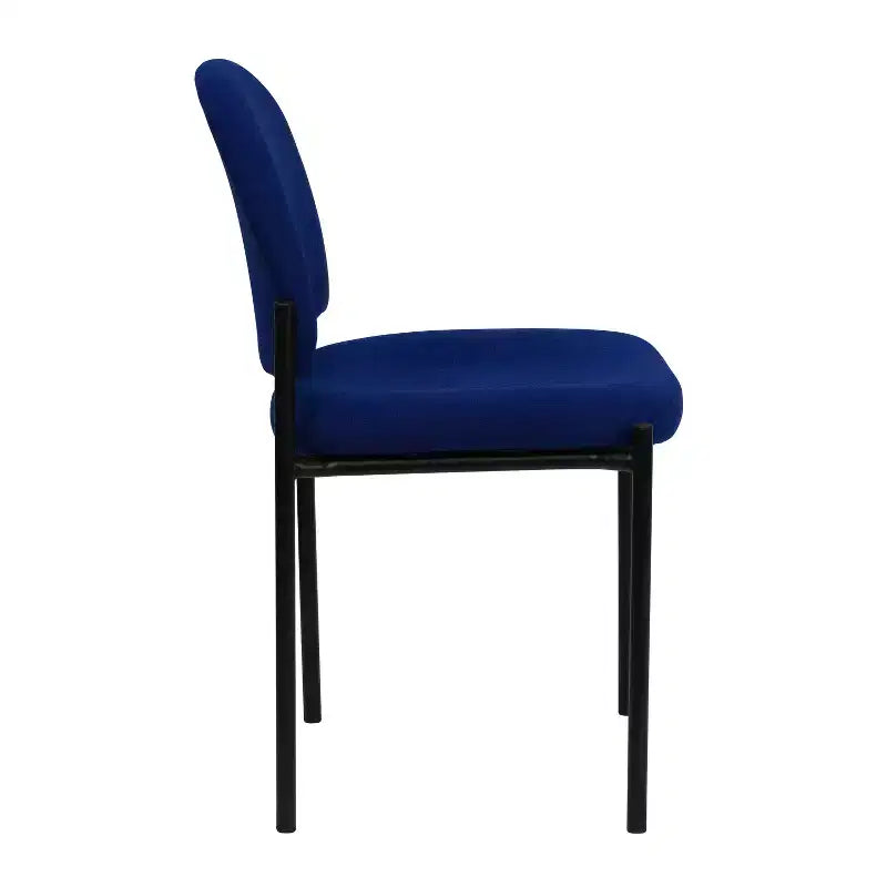 Chaise de réception latérale empilable en acier Emma et Oliver Comfort