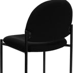Chaise de réception latérale empilable en acier Emma et Oliver Comfort