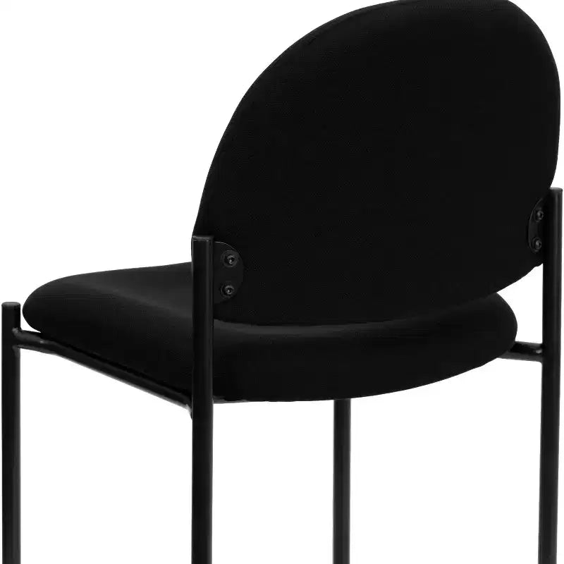 Chaise de réception latérale empilable en acier Emma et Oliver Comfort