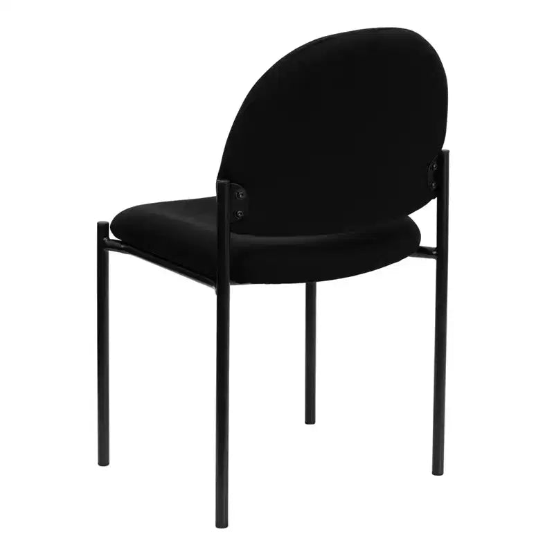 Chaise de réception latérale empilable en acier Emma et Oliver Comfort