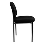 Chaise de réception latérale empilable en acier Emma et Oliver Comfort
