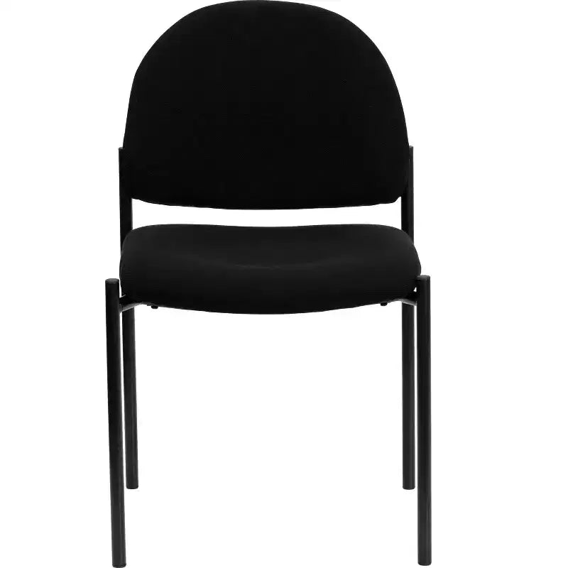 Chaise de réception latérale empilable en acier Emma et Oliver Comfort