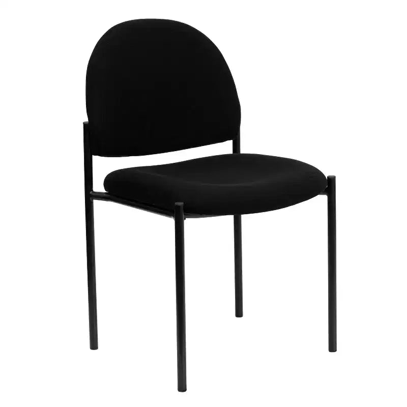 Chaise de réception latérale empilable en acier Emma et Oliver Comfort