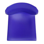 Chaise d'appoint Emma et Oliver Home and Office, dossier plein, base luge profilée et empilable