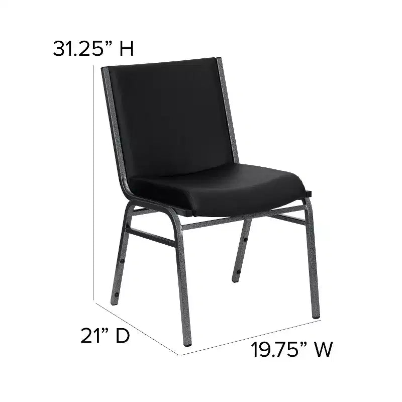 Chaise empilable d'accueil/d'invité robuste Emma et Oliver