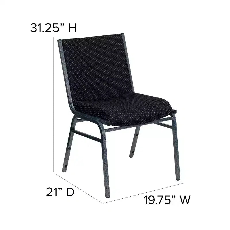 Chaise empilable d'accueil/d'invité robuste Emma et Oliver