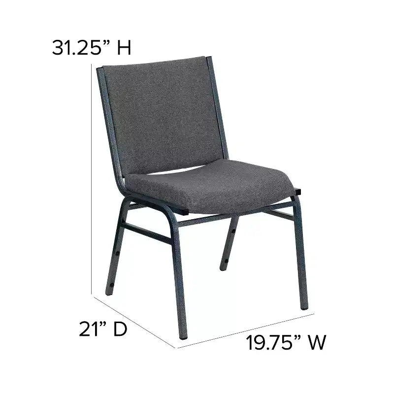Chaise empilable d'accueil/d'invité robuste Emma et Oliver