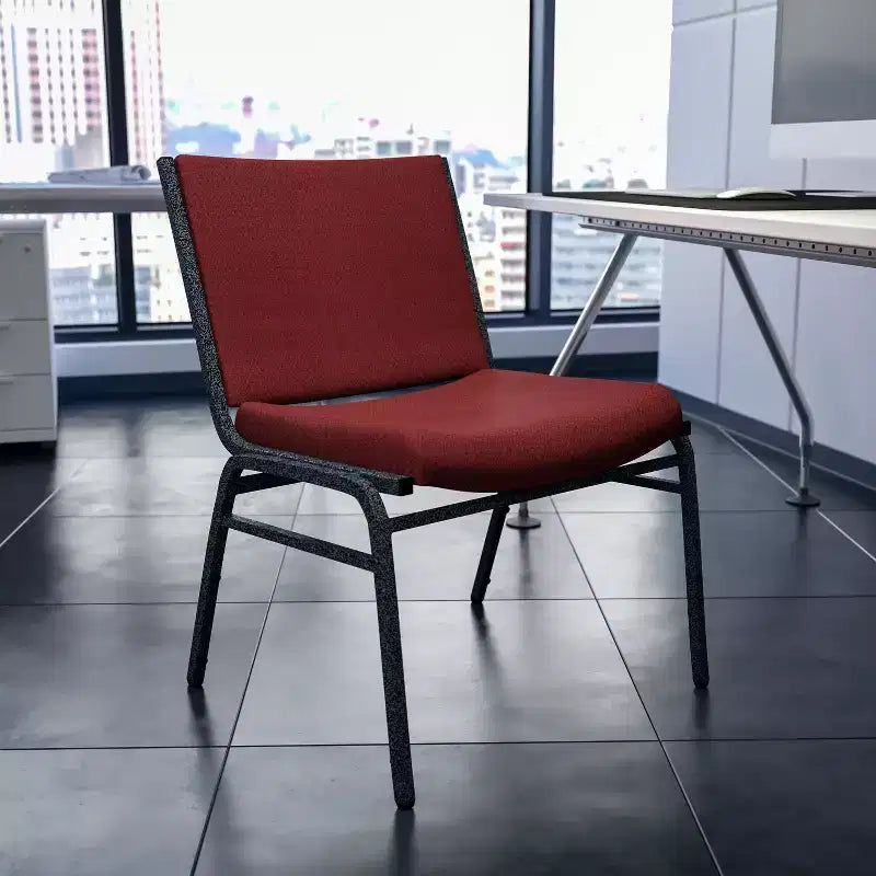 Chaise de conférence en tissu Emma et Oliver 1000 lb. Grande taille